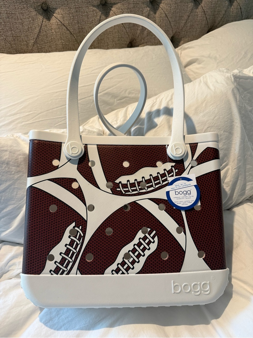 Women's Football-Print BOGG Tote Bag 🏈